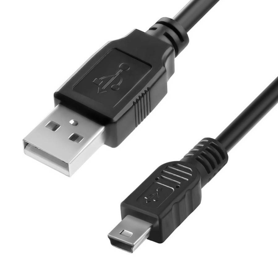 

Кабель USB 2.0 (AM/Mini 5 pin) 1,0м, черный