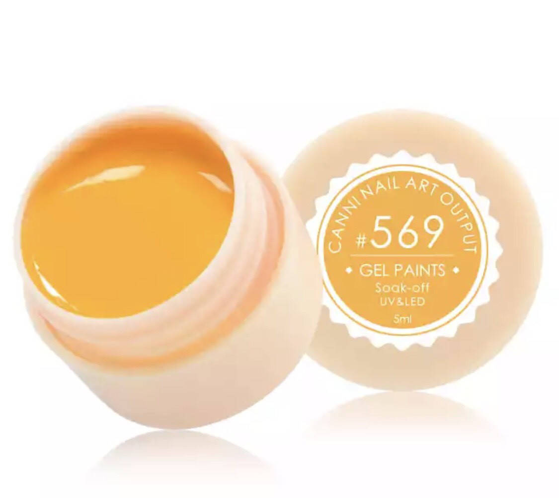 

Гель-краска CANNI 569 (яркий, светло-оранжевый, неоновый), 5 мл