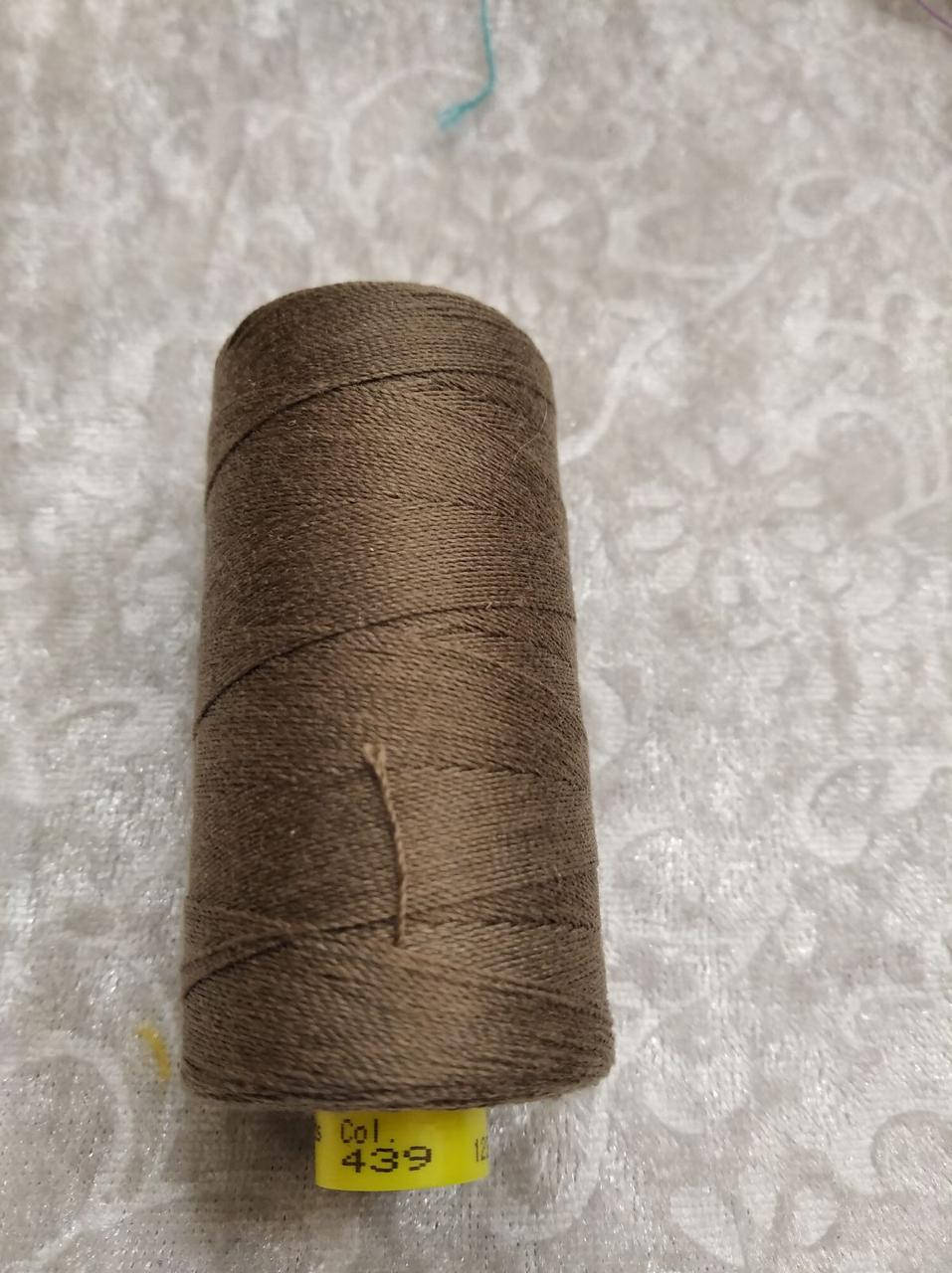 

Нитки Гутерман № 35 (Gutermann), цвет 439, Коричневый