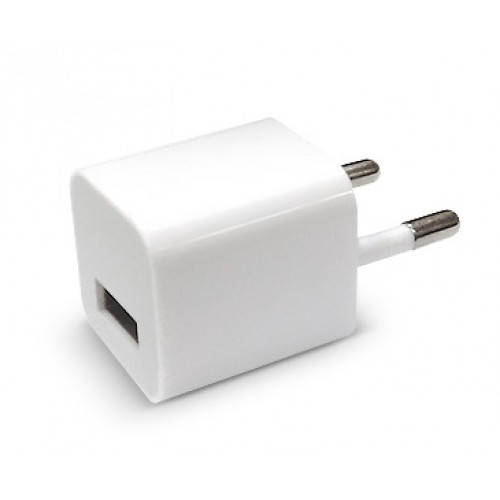

USB Адаптер - зарядка Аpple White 220V 1А кубик, блок питания! Salee, Белый