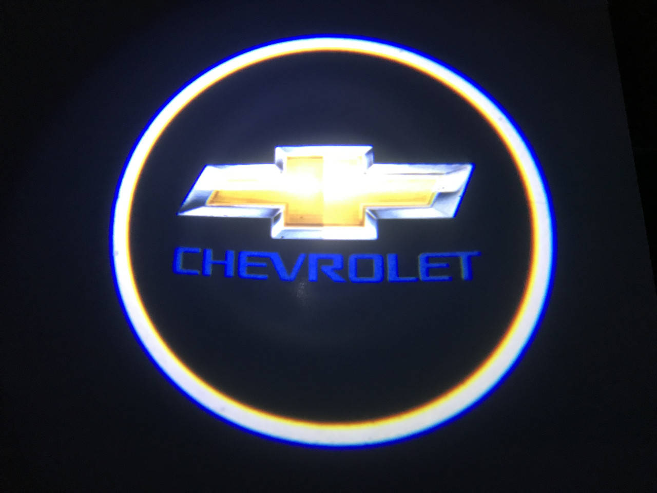 

Логотип подсветка двери Шевроле Lazer door logo Chevrolet