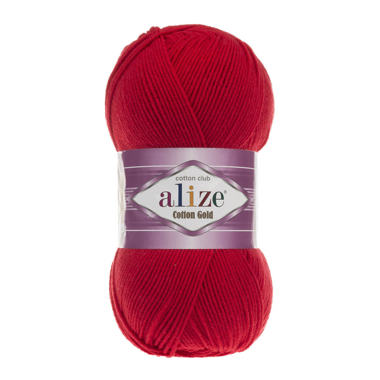 

Пряжа Alize Cotton Gold 56 красный