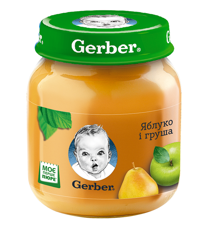 

Пюре GERBER "Яблуко та груша" 130 г