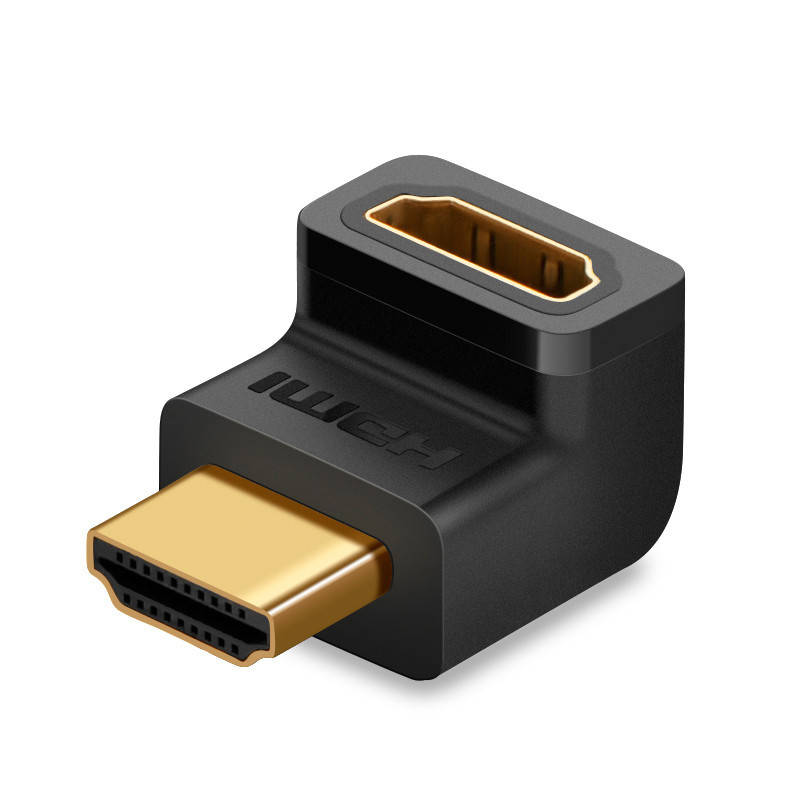 

Переходник HDMI Ugreen HD112 угловой (Вверх, 270 градусов), Черный