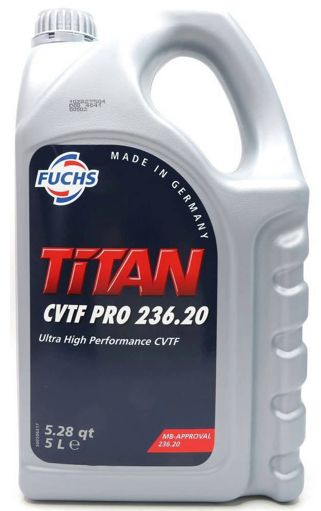 

Трансмиссионное масло Fuchs Titan CVTF Pro 236.20 5л