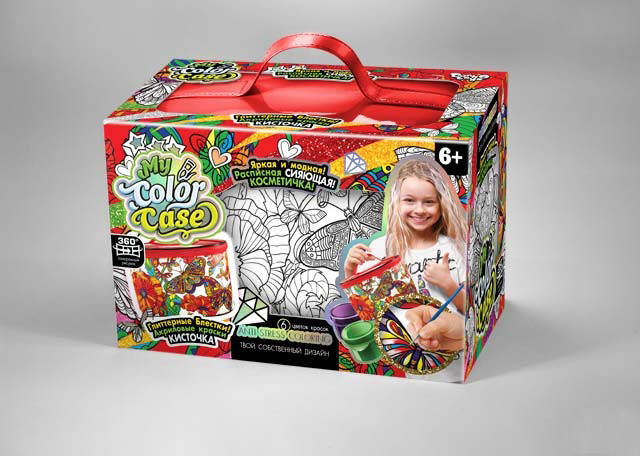

Косметичка раскраска, Набор для творчества MY COLOR CASE