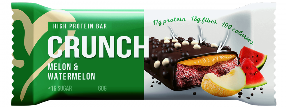 

Протеиновый батончик BootyBar Cranch Дыня-Арбуз (50 грамм)