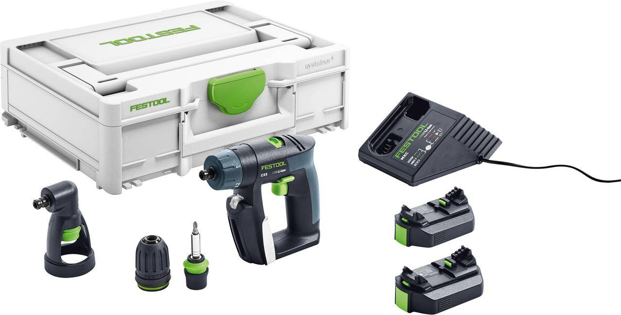 

Аккумуляторная дрель-шуруповерт CXS Li 2,6 Set Festool Фестул 576093