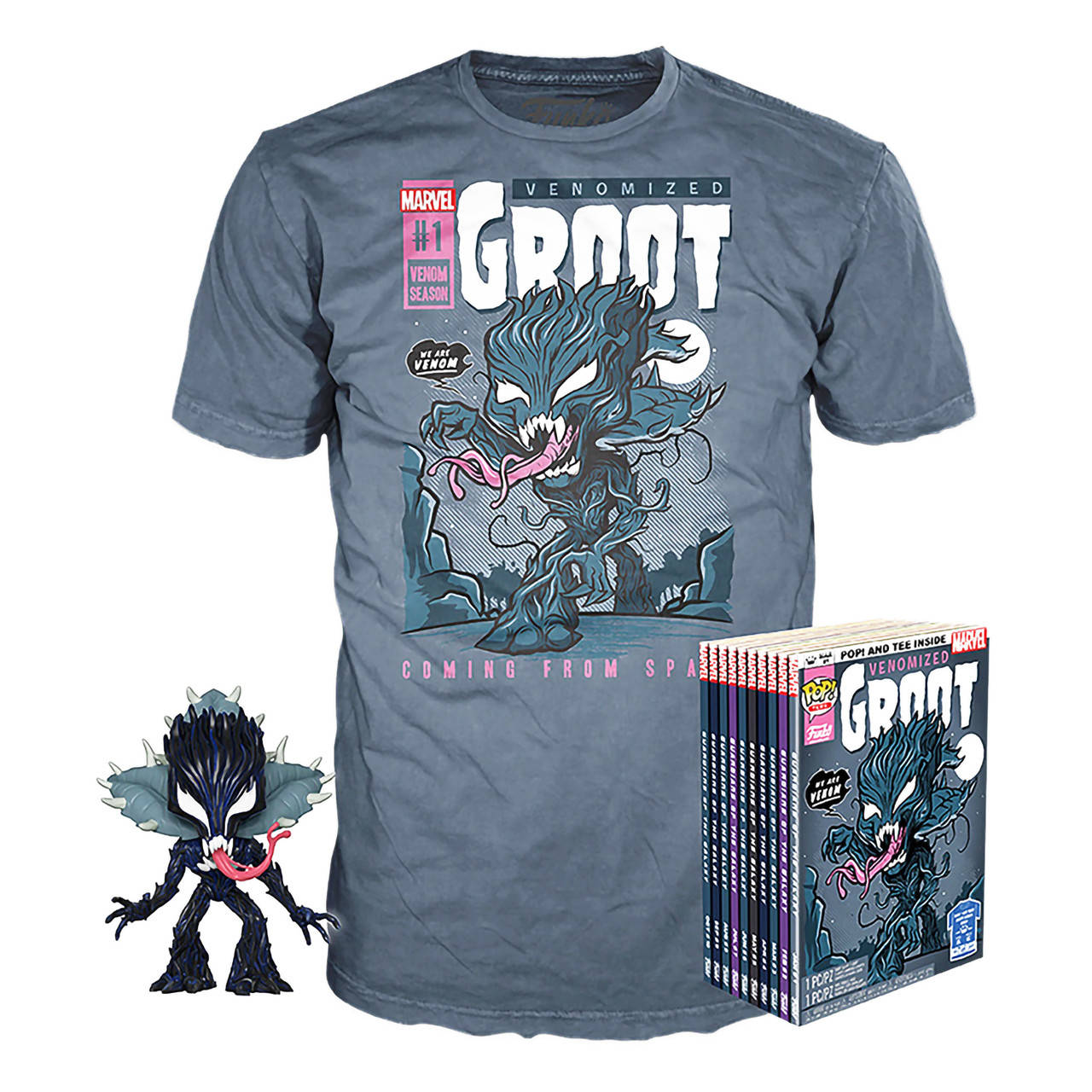 

Набор Фигурка+Футболка Funko POP and Tee: Venom Groot (XL)