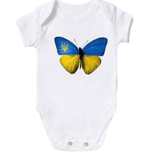 

Детское боди с патриотической бабочкой
