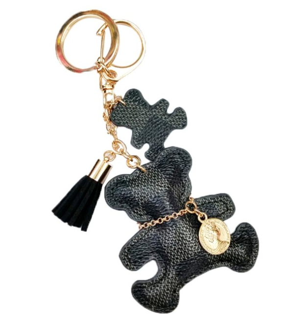

Брелок для ключей Мишка в стиле Louis Vuitton, Black, Черный