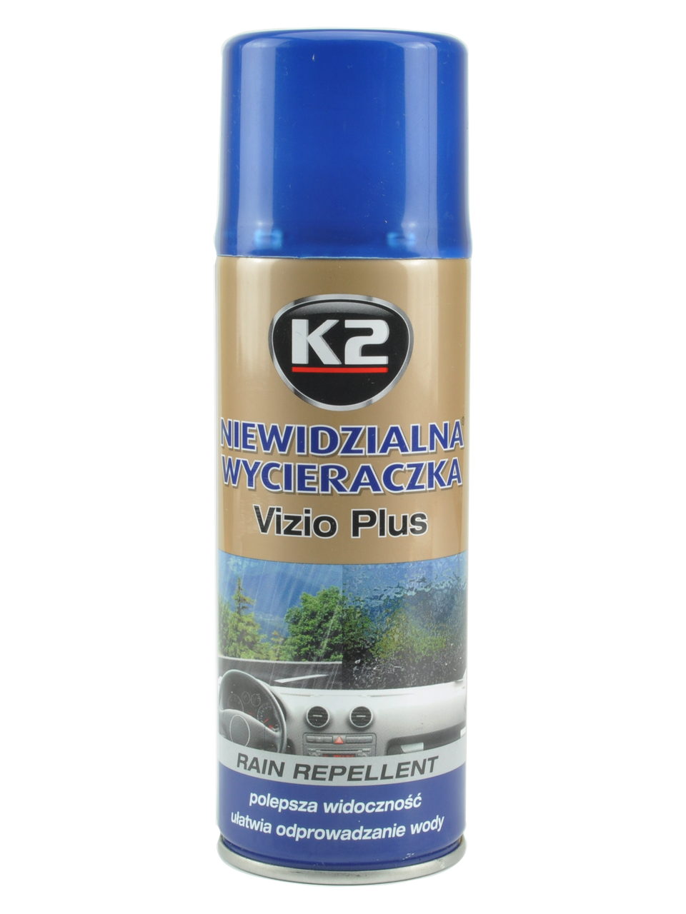 

Очиститель стекла - "антидождь" (аэрозоль) K2 VIZIO PLUS 200ml