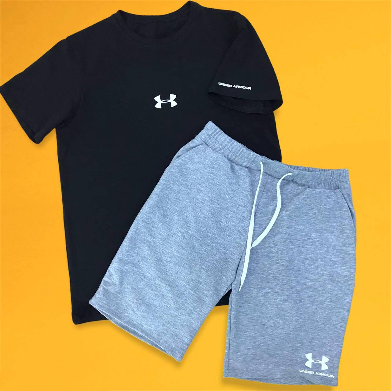 

Мужской стильный летний комплект ( шорты + футболка ) Under Armour XL
