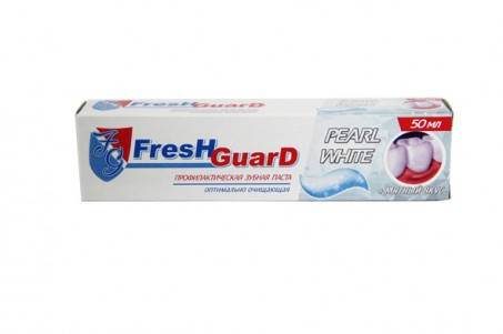 

Зубная паста Fresh Guard Pearl White 50мл