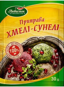 

Приправа хмелі-сунелі "Любисток" 25г (1*5/80)