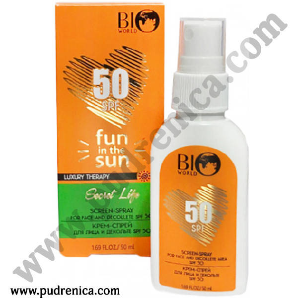 

Крем-спрей для лица и декольте Bio World SPF 50