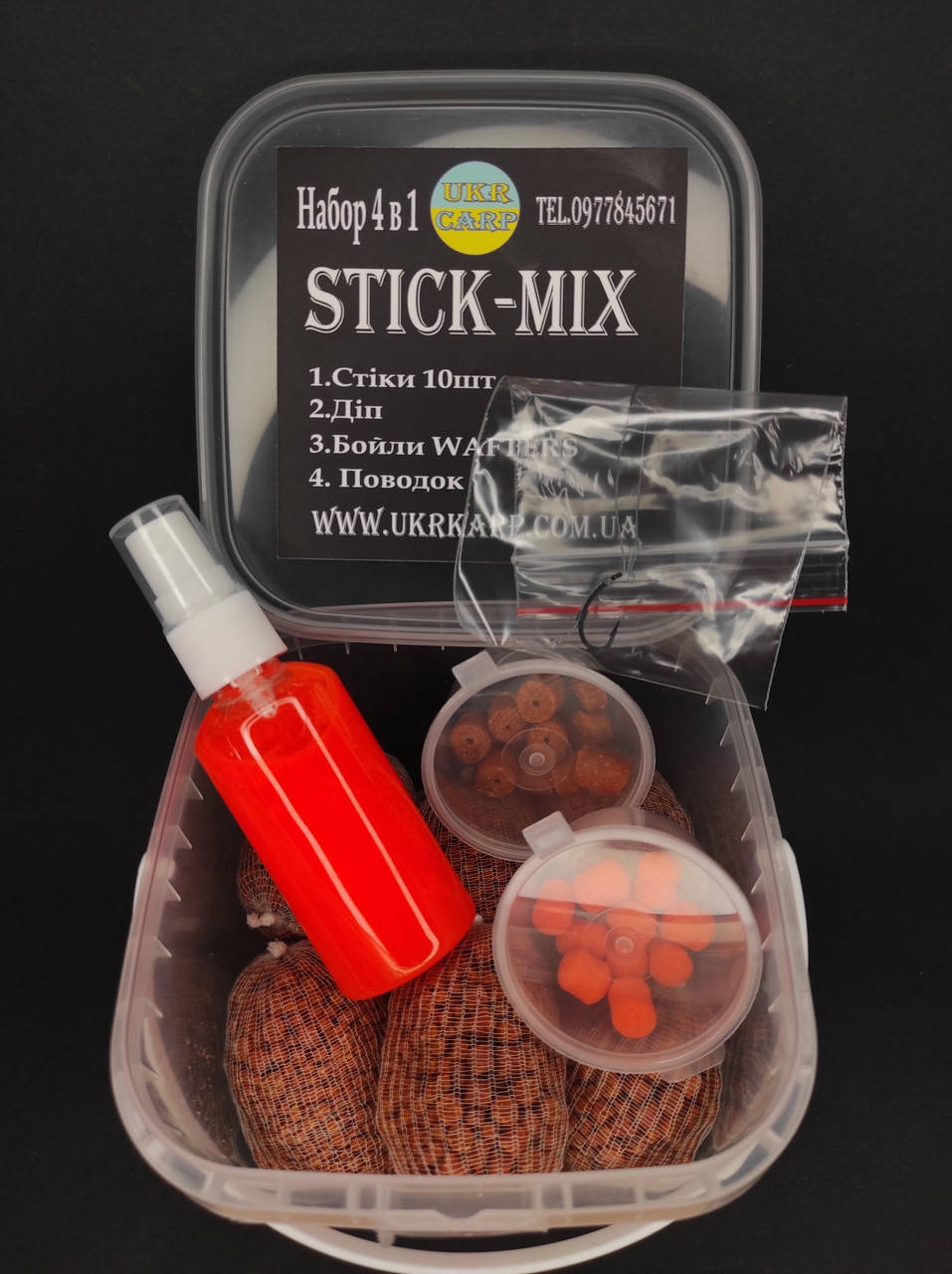 

Big-stick набор 4в1 Тигровый орех
