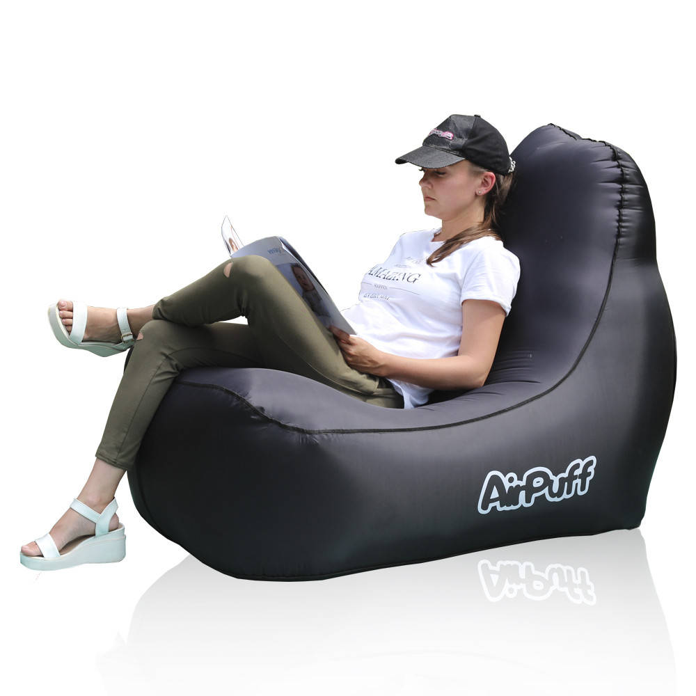 

AirPuff Надувное кресло для отдыха (Black), Черный