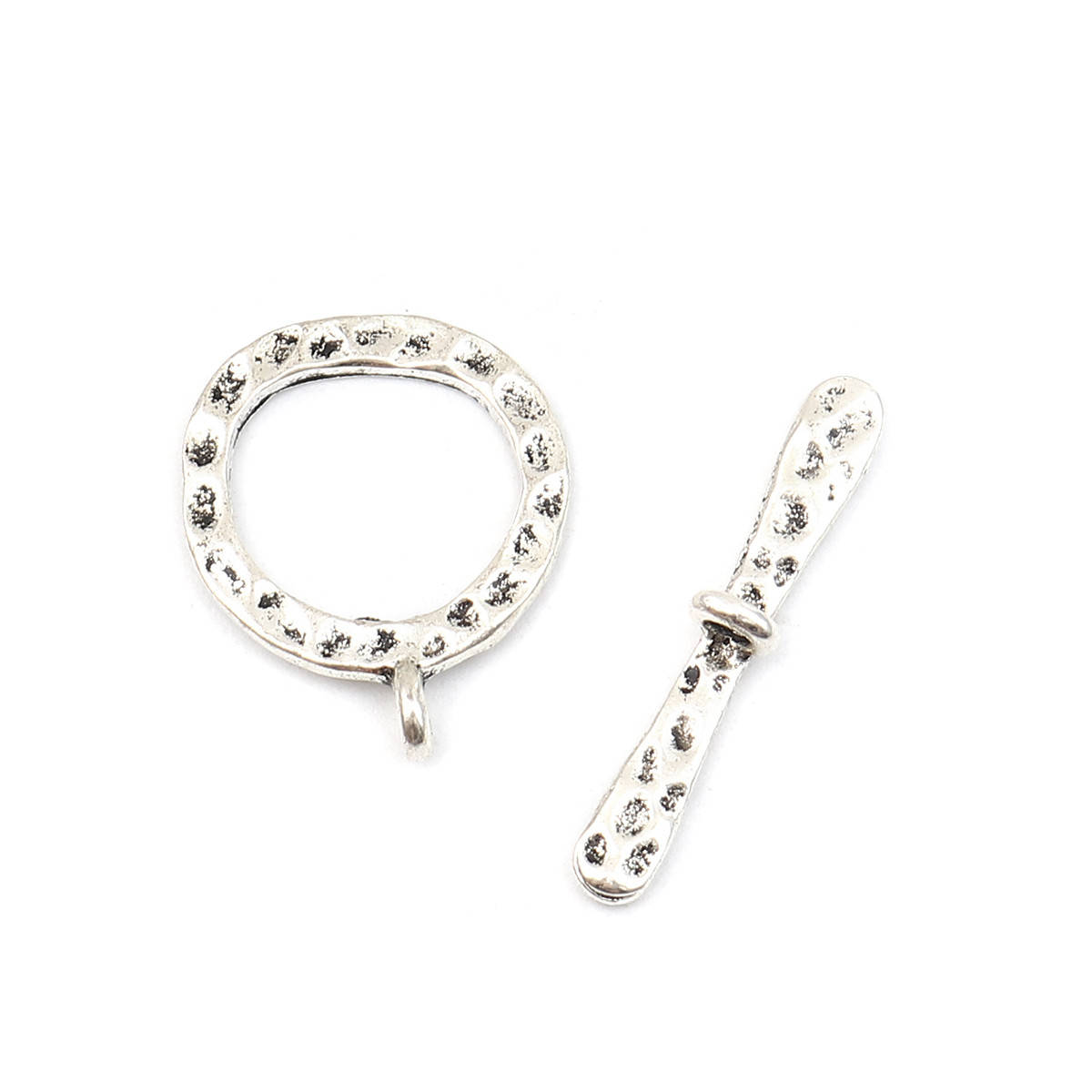 

Застежка-тогла, Цинковый сплав, Круглая, Античное серебро, 29 mm x 4 mm, 23 mm x 19 mm