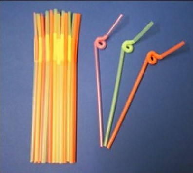 

Трубочки артистик, цвет микс, 5,8 мм х 33 см, 100 шт, люминесцентная, PRO3