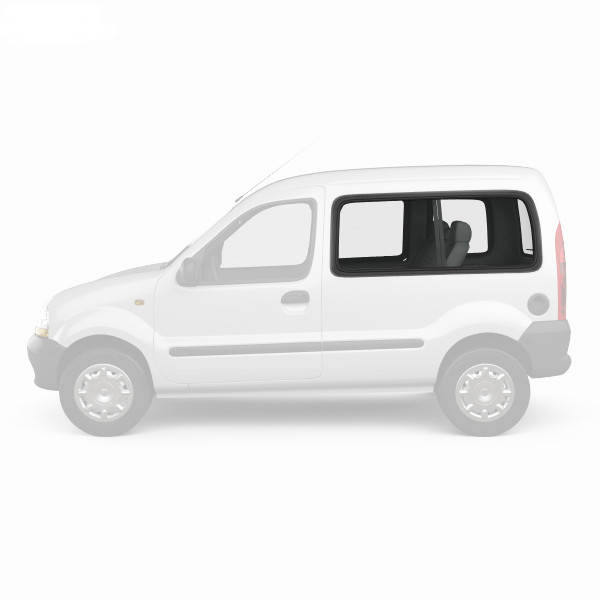 

Боковое стекло Renault Kangoo (97-07) Цельное салонное Левое (Рено Кенго), Зелёный