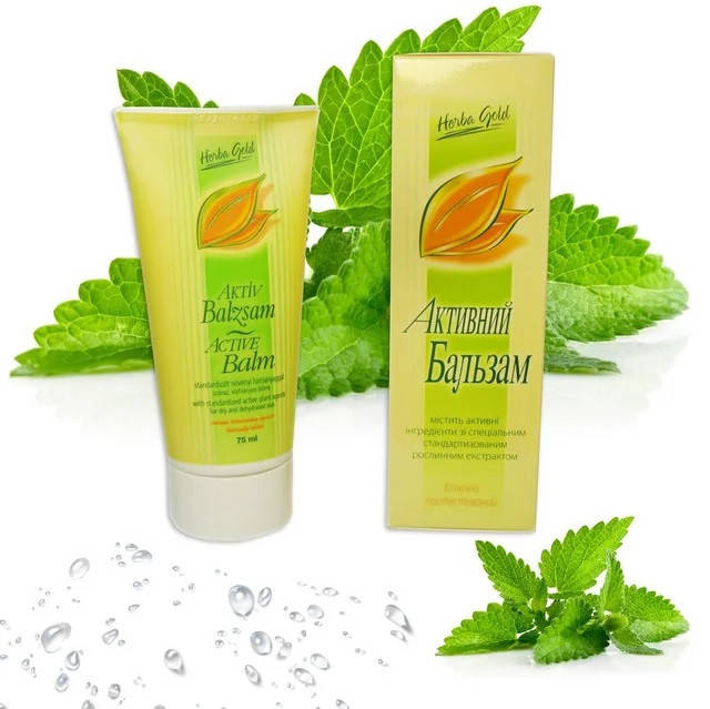 

Активный бальзам по уходу за кожей тела, Herba Gold, 75мл