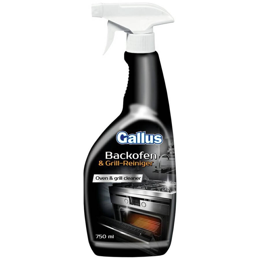 

Средство для чистки гриля от жира Gallus Spray Backofen & Grill-Reiniger 750 мл