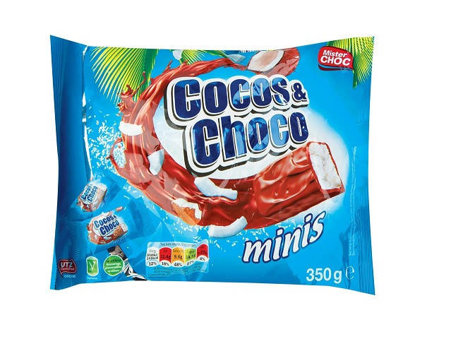 

Конфеты Шоколадные Кокос Мистер Чок Mister Choc Cocos Choco Minis 350 г Германия