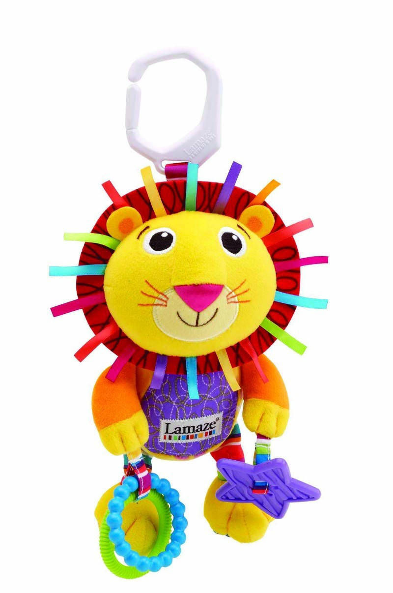 

Подвесная игрушка на кроватку, коляску львенок Логан Lamaze