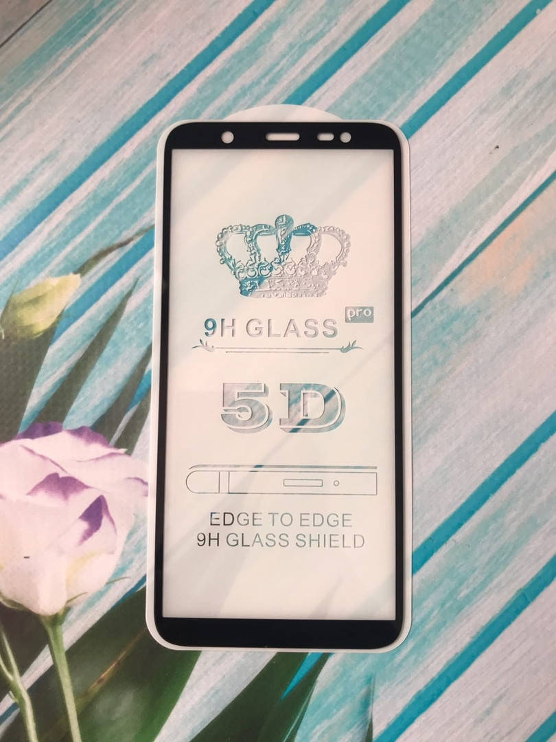 

Защитное стекло 5D для Samsung Galaxy J8 (2018)Черное