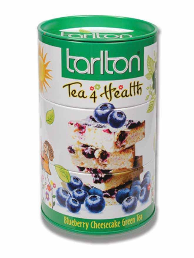 

Чай Тарлтон Здоровье зеленый 100 г жб Копилка Tea for Health черника