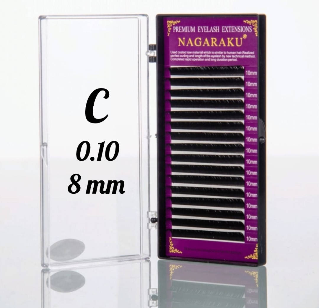 

Ресницы Nagaraku 0.10C - 8 мм
