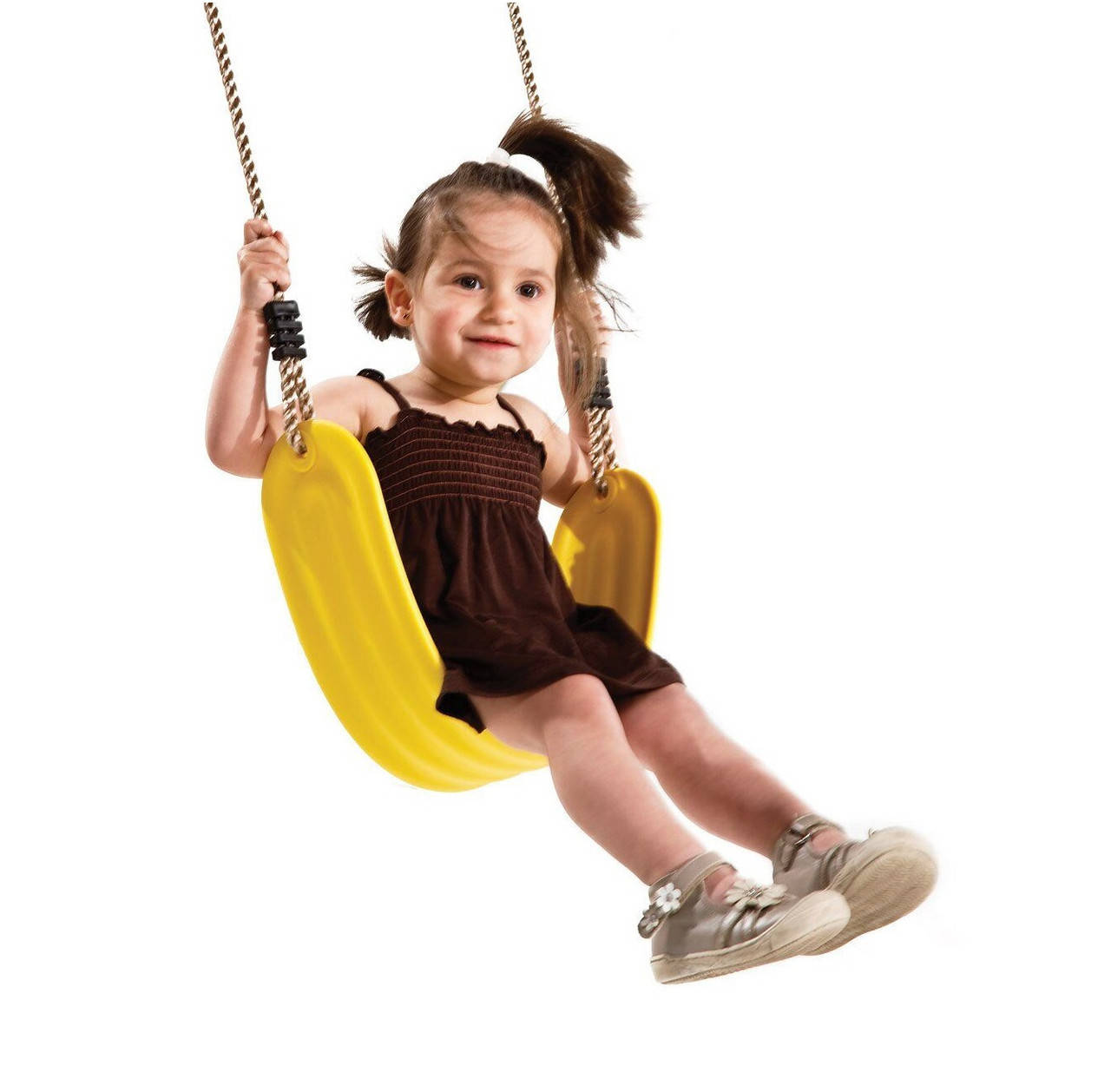 

Детские подвесные качели "Флекси". Эластичное сиденье для качелей 67 см х 15 см. KBT Бельгия, Разные цвета