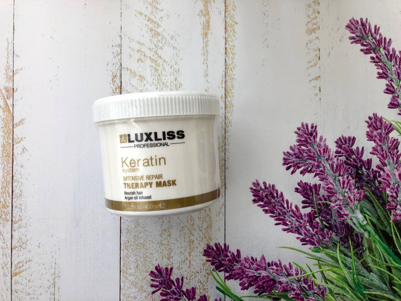 

Маска с кератином Luxliss Keratin Intensive Repair mask 400мл