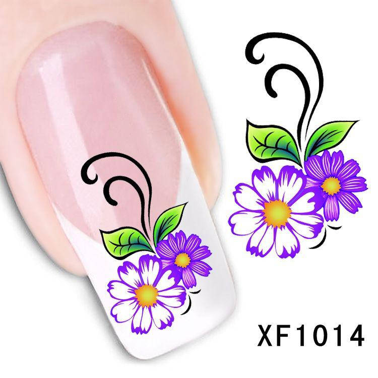 

Наклейки для ногтей XF1014