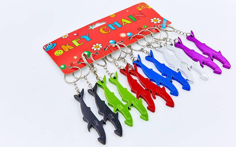 

Брелок Открывашка-Акула FB-7084 (металл, 1уп.-12шт., цена за 1 шт.)