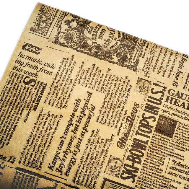 

Бумага "Газета TIMES" #36 черная на крафте (0,7 х 10 м)