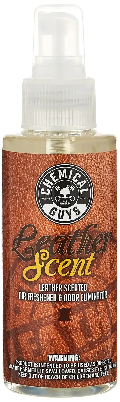 

Ароматизатор Chemical Guys Leather Scent (Аромат Новая кожа) Air Freshener 118мл