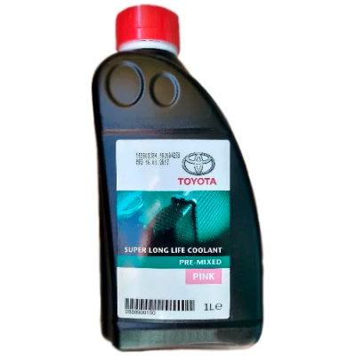 

Антифриз Toyota Super LL Coolant, Pre-Mixed PINK 1 л 0888980150, Розовый