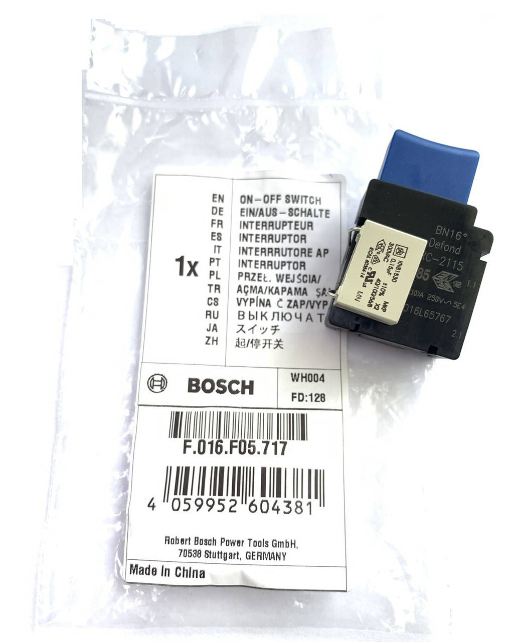 

Кнопка газонокосилки Bosch Rotak 32