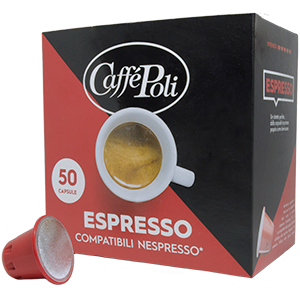 

Кофе в капсулах Caffe Poli Espresso Nespresso, 50 капсул