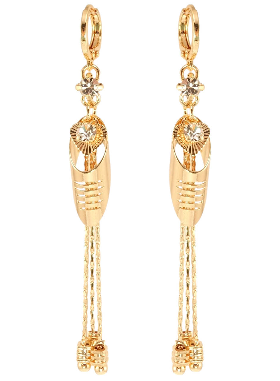 

Серьги Xuping M&L жёлтый оттенок подвески на колечках "Декоративные подвески"