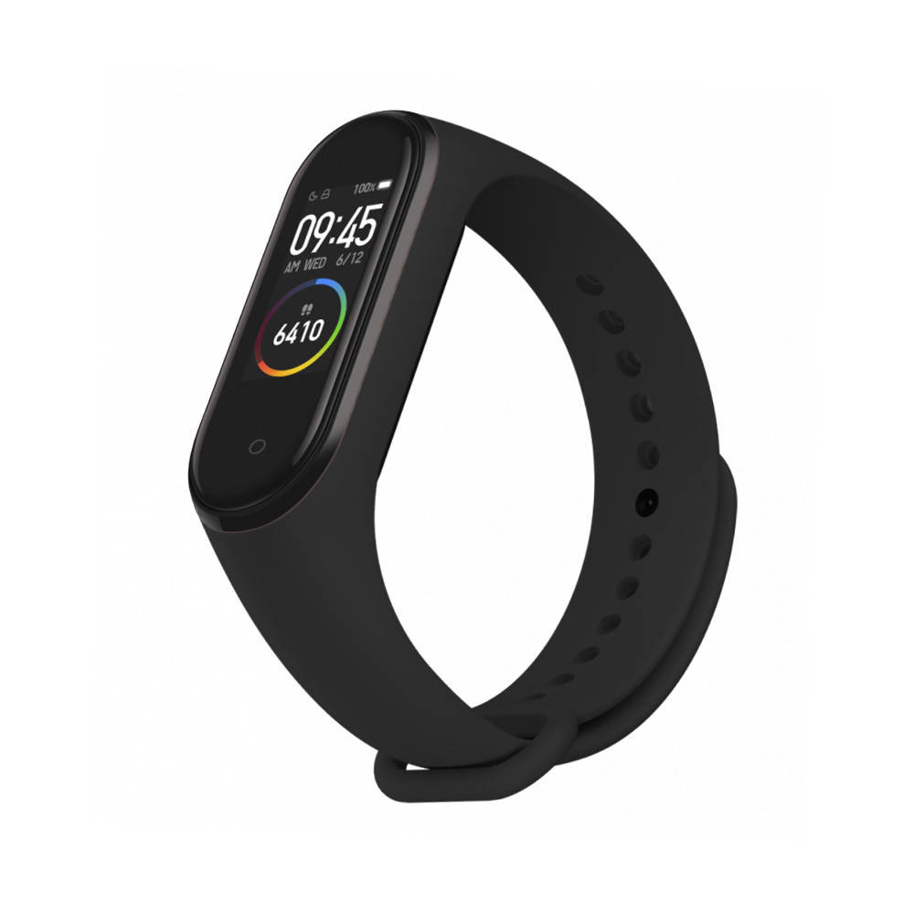

Ремешок к браслету Mi Band 4 3 силиконовый Черный