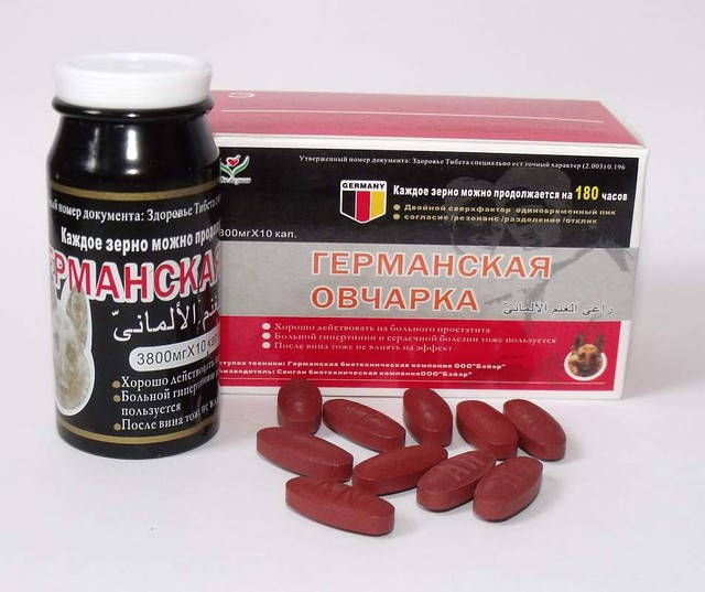 

Препарат для потенции Германская овчарка