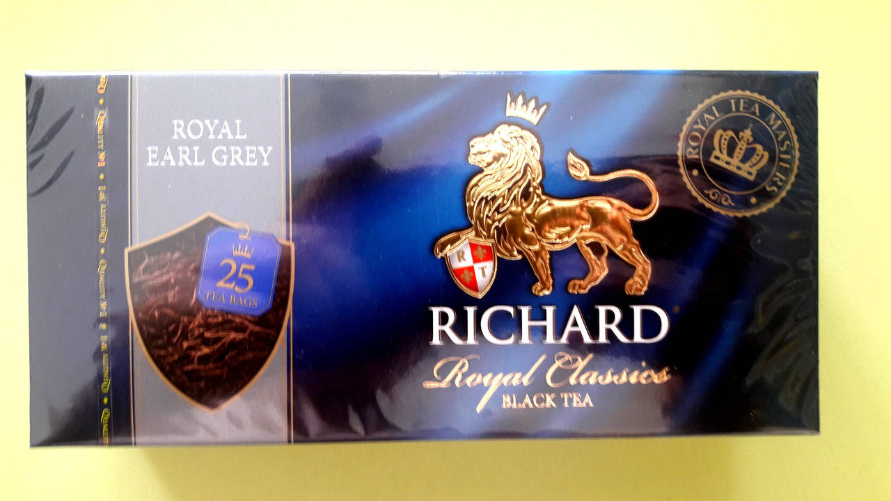 

Чай Richard Earl Grey 25 пакетиков черный