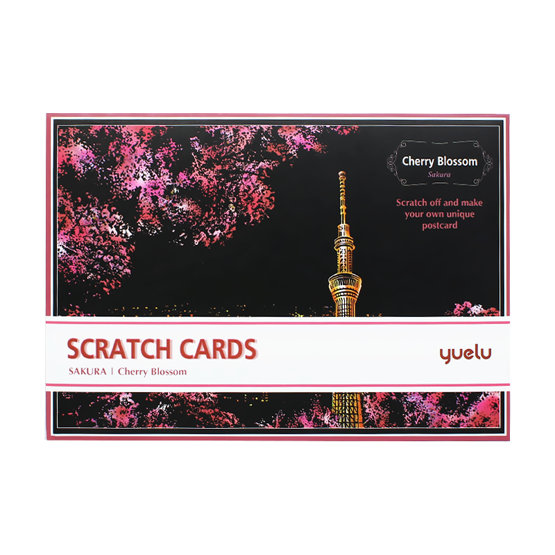 

Скретч-картина YUELU G-05 Cherry Blossoms набор для творчества