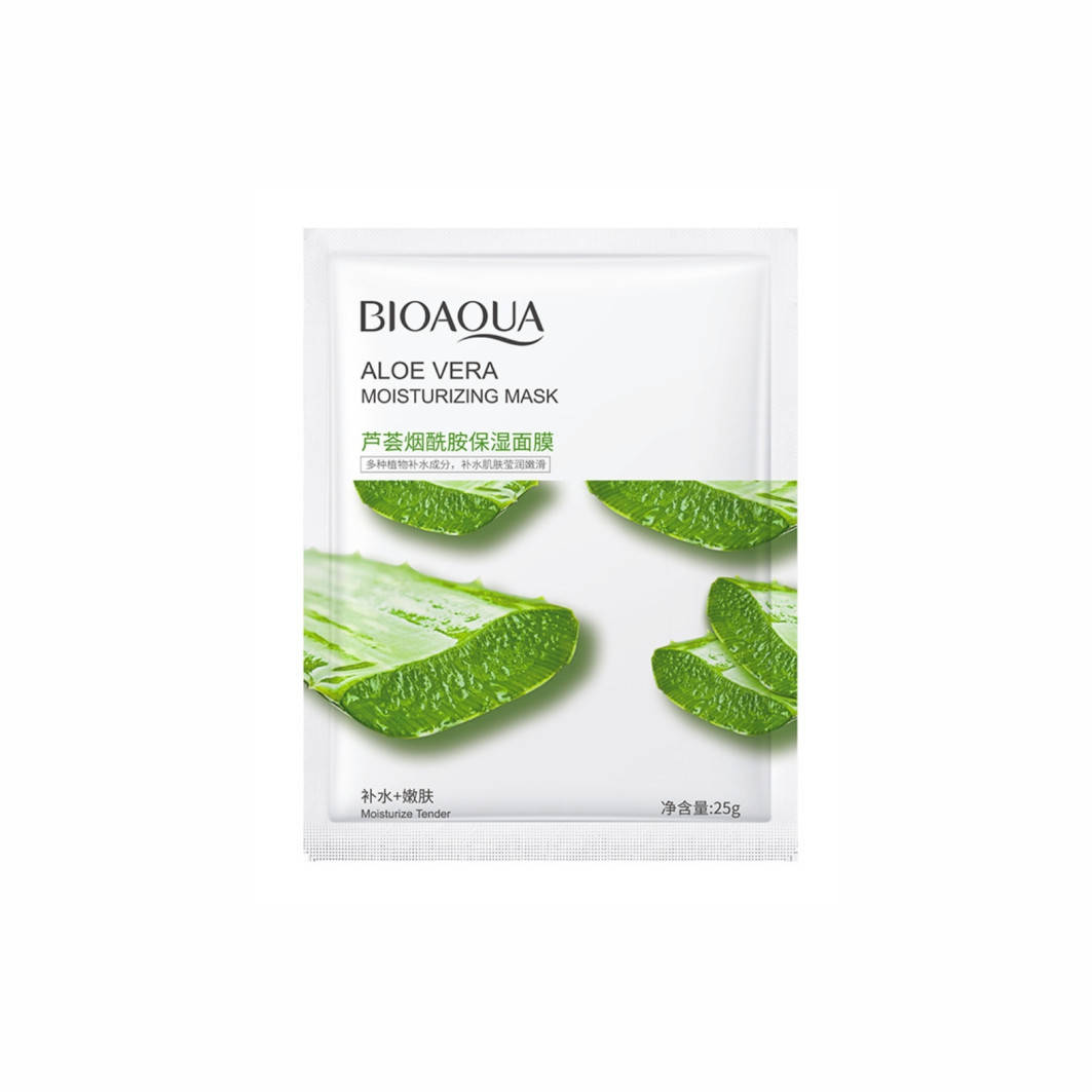 

Маска для лица екстрактом алоэ Bioaqua Aloe Vera Moisturizing Mask