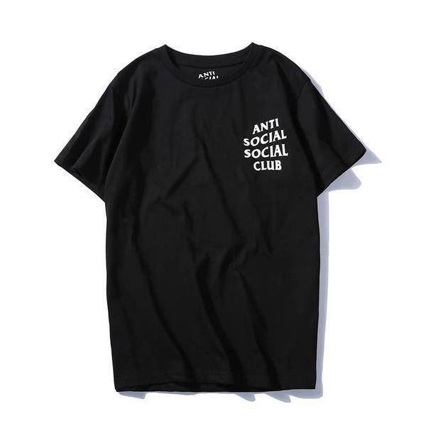 

Черная футболка Anti Social social club A.S.S.C футболки АССК унисекс мужская женская