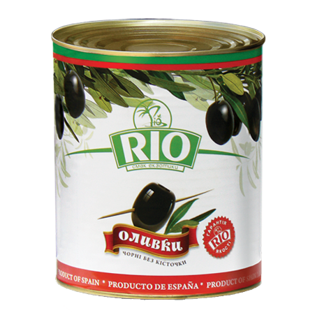 

Маслины без косточек RIO , 3100 мл ( 3000г )