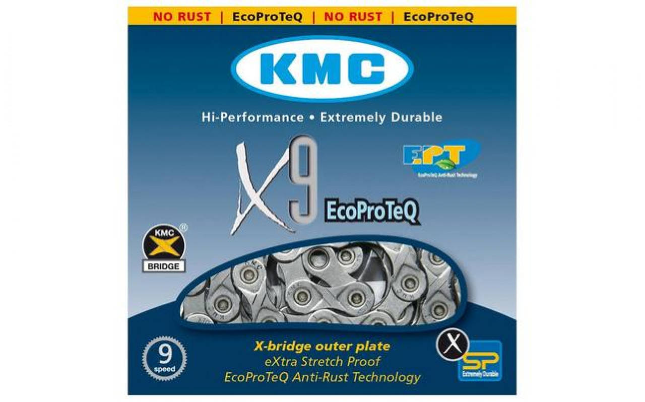 

Ланцюг KMC X9-EPT 1/2х11/128х116L, 9шв.